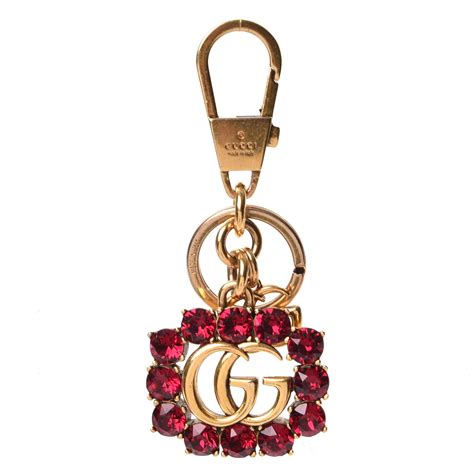 gucci double g pearl keychain with keys on it|GUCCI Pearl Double G Key Chain Gold 986452 .